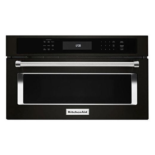 27" 1.4cf Built-in Microwave Oven with Convection Black SS