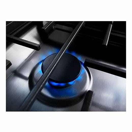 30" 4-Burner Dual Fuel Downdraft Front Control Range