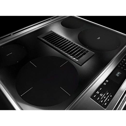 30" Electric Downdraft Front Control Range
