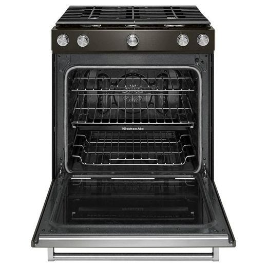 30" 5-Burner Gas Slide-In Convection Range