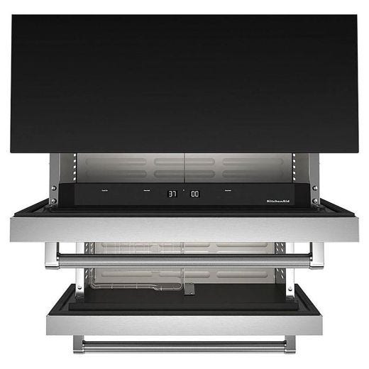 24" Undercounter Double-Drawer Fridge/Freezer Stainless