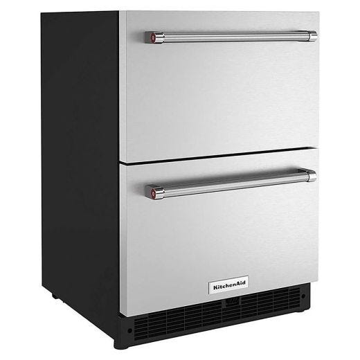 24" Undercounter Double-Drawer Refrigerator