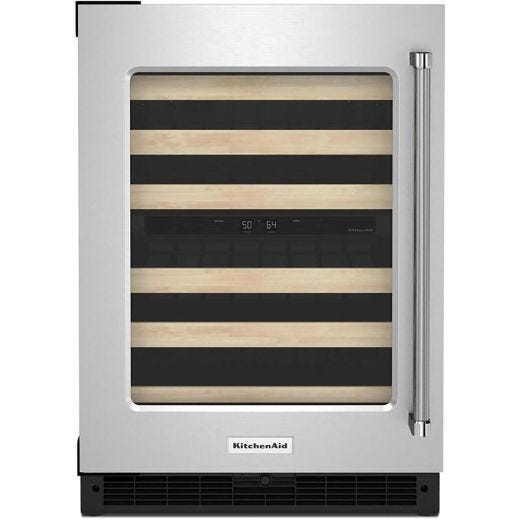 24" Panel-Ready Undercounter Wine Cellar Stainless Steel