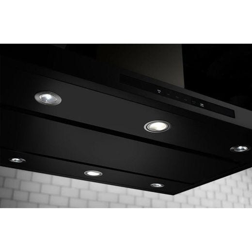 36" Island Hood Black Stainless