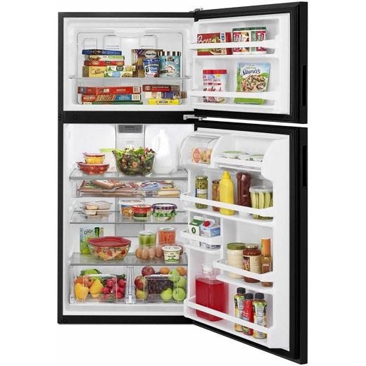 30" 18 cu. ft. Top Freezer Refrigerator
