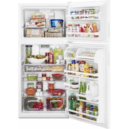 30" 18 cu. ft. Top Freezer Refrigerator