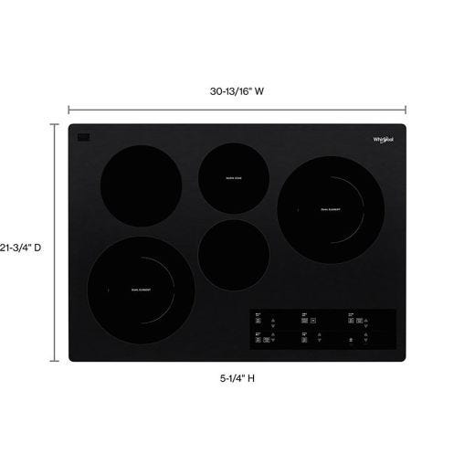 30" Built-in Electric Cooktop with FlexHeat™ Element