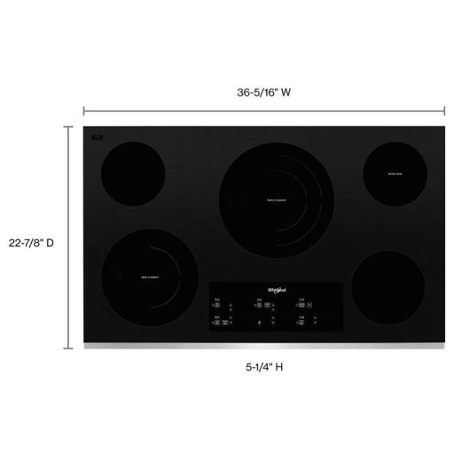 36" Built-in Electric Cooktop with FlexHeat™ Element