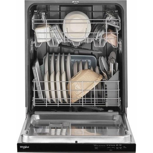 24" Top Control Dishwasher with Hybrid Tub - Black