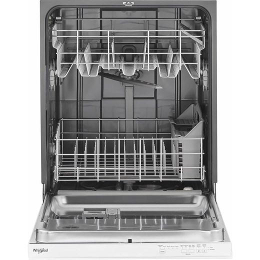 24" Top Control Dishwasher with Hybrid Tub - White