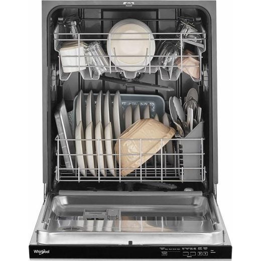 24" Top Control Dishwasher with Hybrid Tub