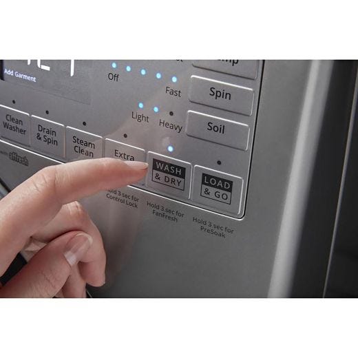 5.8 cu.ft. Front Loading Washer with Load & Go™ XL Dispenser