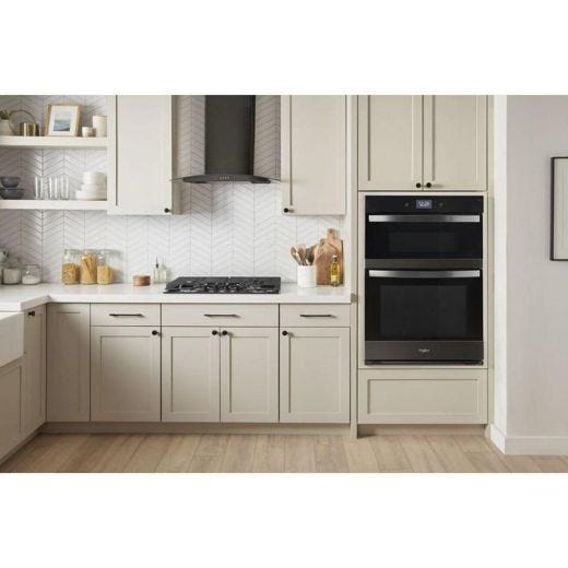 5.0 Cu. Ft. Wall Oven Microwave Combo w/ Air Fry - Black SS