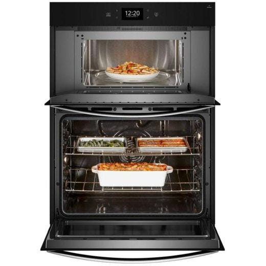 5.0 Cu. Ft. Wall Oven Microwave Combo w/ Air Fry - Black SS