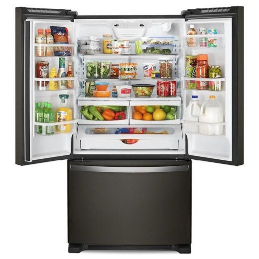 33" 22.1cf Freestanding French 3-Door Refrigerator