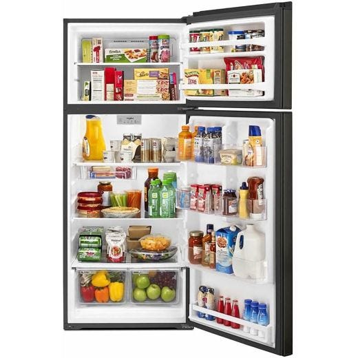 28" 17.6 cu.ft. Top Freezer Refrigerator