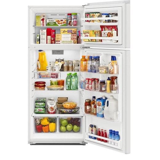 28" 16.6cf Freestanding Top Freezer Refrigerator