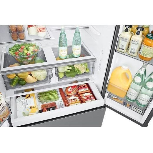 36" 26.5 cu.ft. Counter-Depth French 3-Door Refrigerator