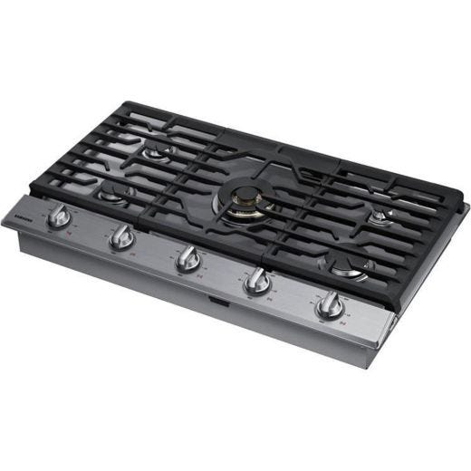 36" Gas Cooktop with Wi-Fi and Bluetooth Connected Stainless
