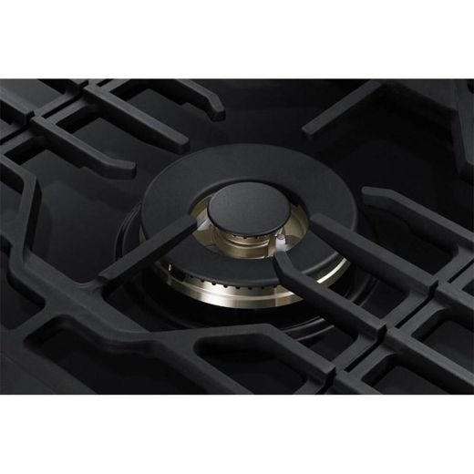 30" 5-Burner Smart Gas Cooktop Black Stainless