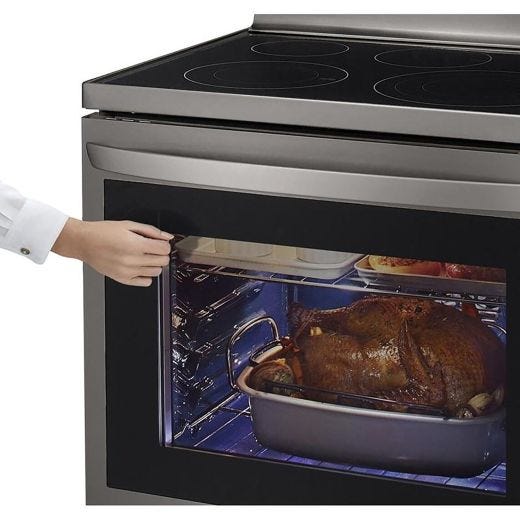 30" 6.3 cu.ft. Electric Range with Wi-Fi Connectivity
