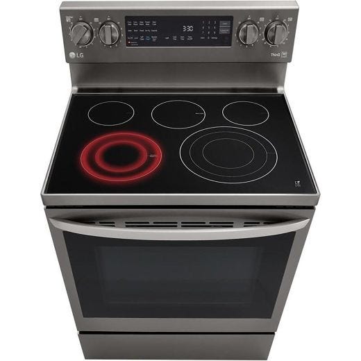 30" 6.3 cu.ft. Electric Range with Wi-Fi Connectivity