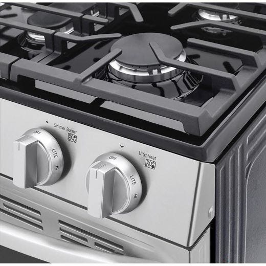 30" Freestanding Gas Range with Convection Technology