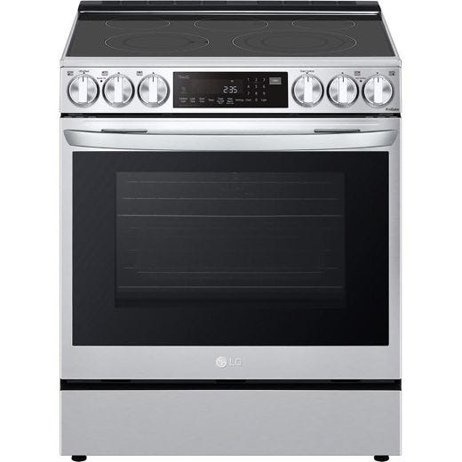6.3 cu ft. Smart Electric Slide-in Range - Stainless Steel
