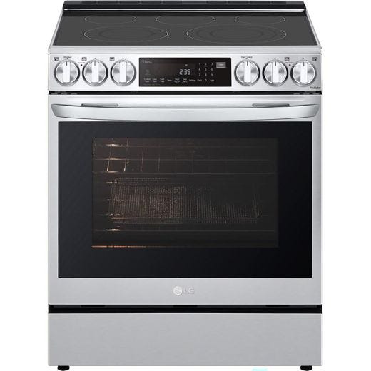 6.3 cu ft. Smart Electric Slide-in Range - Stainless Steel