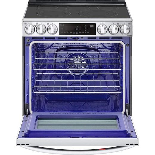 6.3 cu ft. Smart Electric Slide-in Range - Stainless Steel