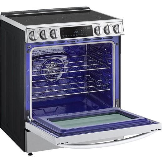 6.3 cu ft. Smart Electric Slide-in Range - Stainless Steel
