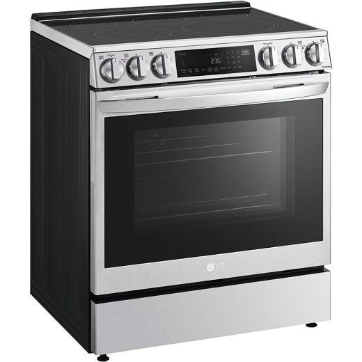 6.3 cu ft. Smart Electric Slide-in Range - Stainless Steel