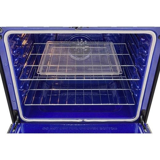 6.3 cu ft. Smart Electric Slide-in Range - Black Stainless