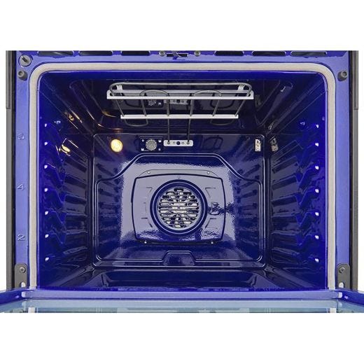 6.3 cu ft. Smart Electric Slide-in Range - Black Stainless
