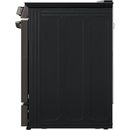 6.3 cu ft. Smart Electric Slide-in Range - Black Stainless