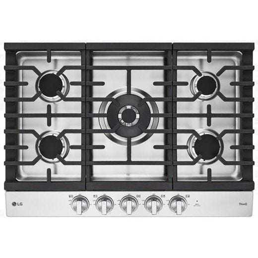 30" Built-in Gas Cooktop with ThinQ® Technology