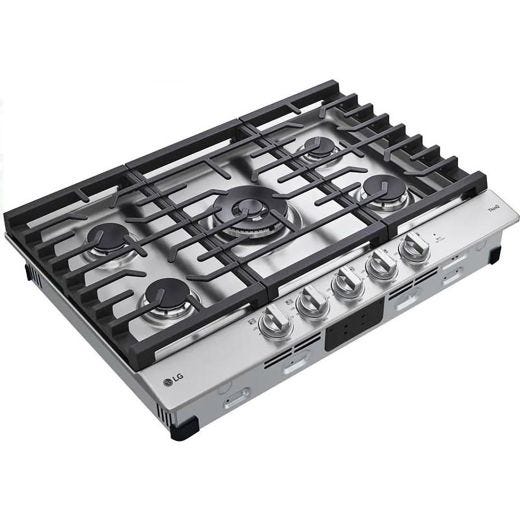 30" Built-in Gas Cooktop with ThinQ® Technology