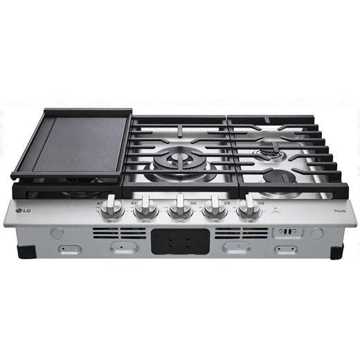 30" Built-in Gas Cooktop with ThinQ® Technology