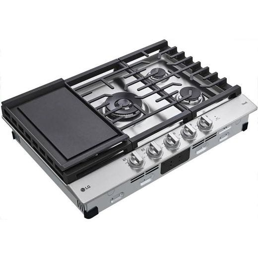 30" Built-in Gas Cooktop with ThinQ® Technology