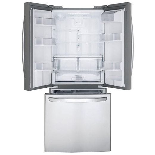 30" 21.8 cu.ft. 3-Door Refrigerator with External Water
