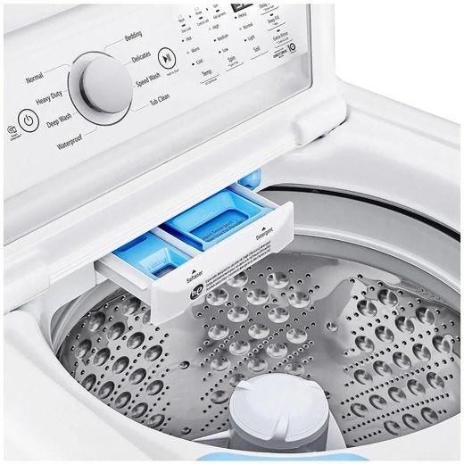 5.6 Cu. Ft. High Efficiency Top Load Washer - White