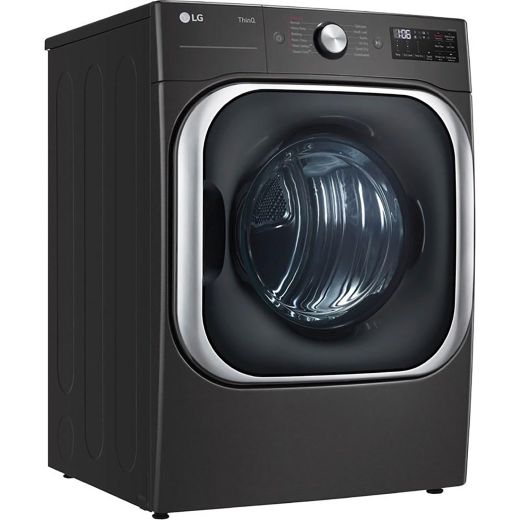 9.0 cu.ft. Wi-Fi Enabled Front Load Dryer in Black Steel