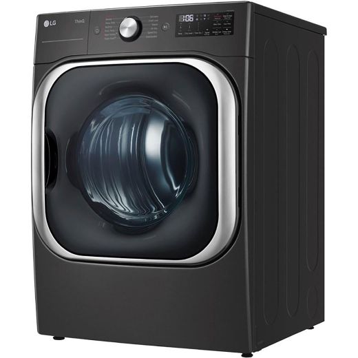 9.0 cu.ft. Wi-Fi Enabled Front Load Dryer in Black Steel