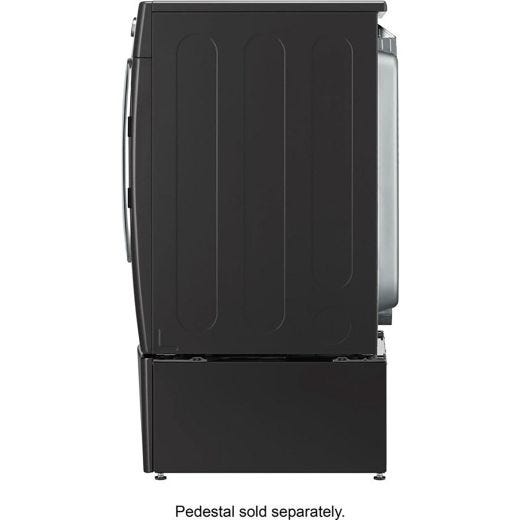 9.0 cu.ft. Wi-Fi Enabled Front Load Dryer in Black Steel