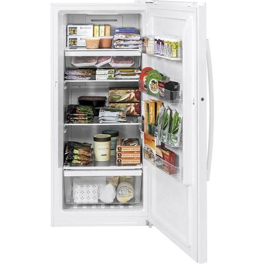 14.1 cu. Ft. Frost-Free Upright Freezer in White