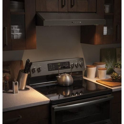 30" Under Cabinet Range Hood with 4 Speeds