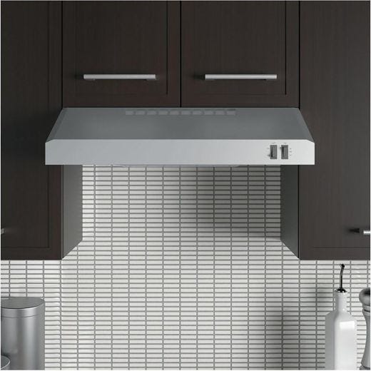 24" Under the Cabinet Vent Range Hood in Stainless Steel
