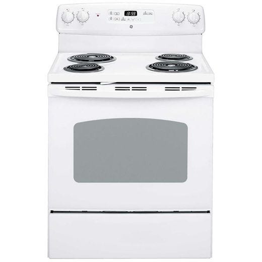 30In Free-standing coil element Electric Range in White