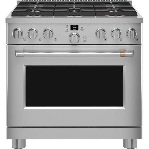 Cuisinière amovible à gaz de 36 po. avec connectivité WI-FI