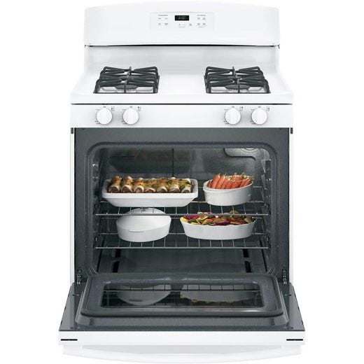 30In Free-Standing Gas Range in White